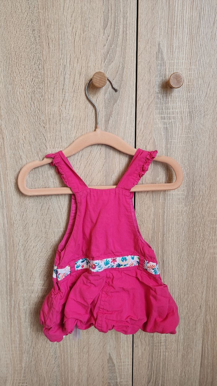 Salopette robe bébé fille – Du Pareil au Même – 3 mois - photo numéro 2