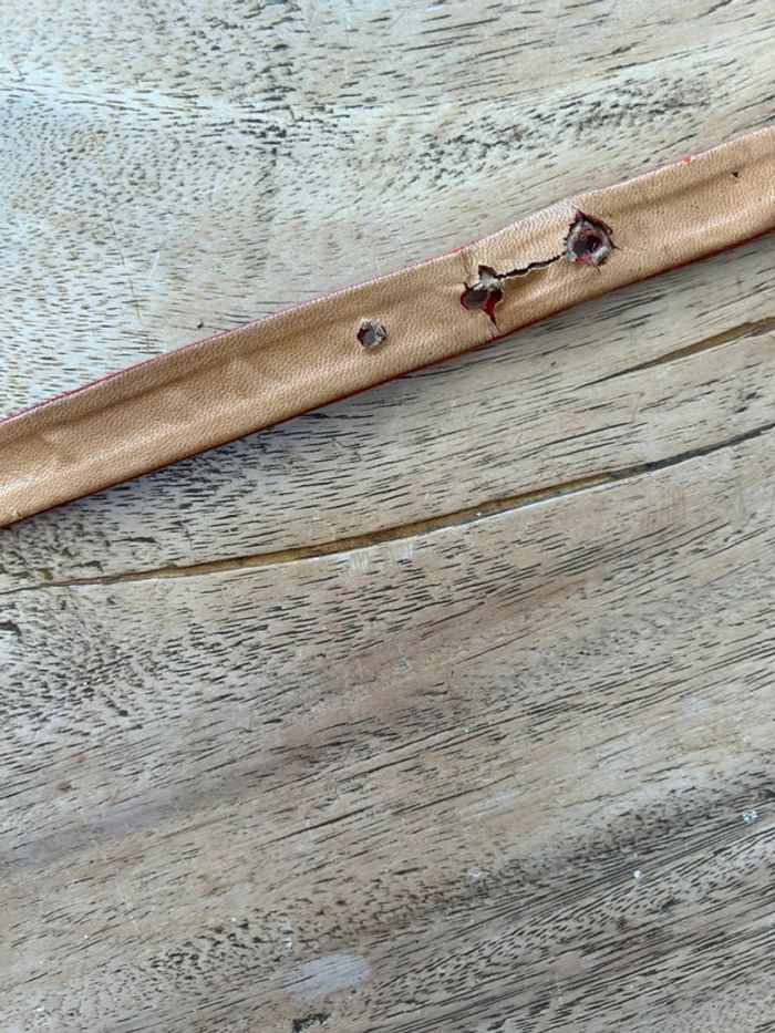 Ceinture en cuir givenchy vintage - photo numéro 6