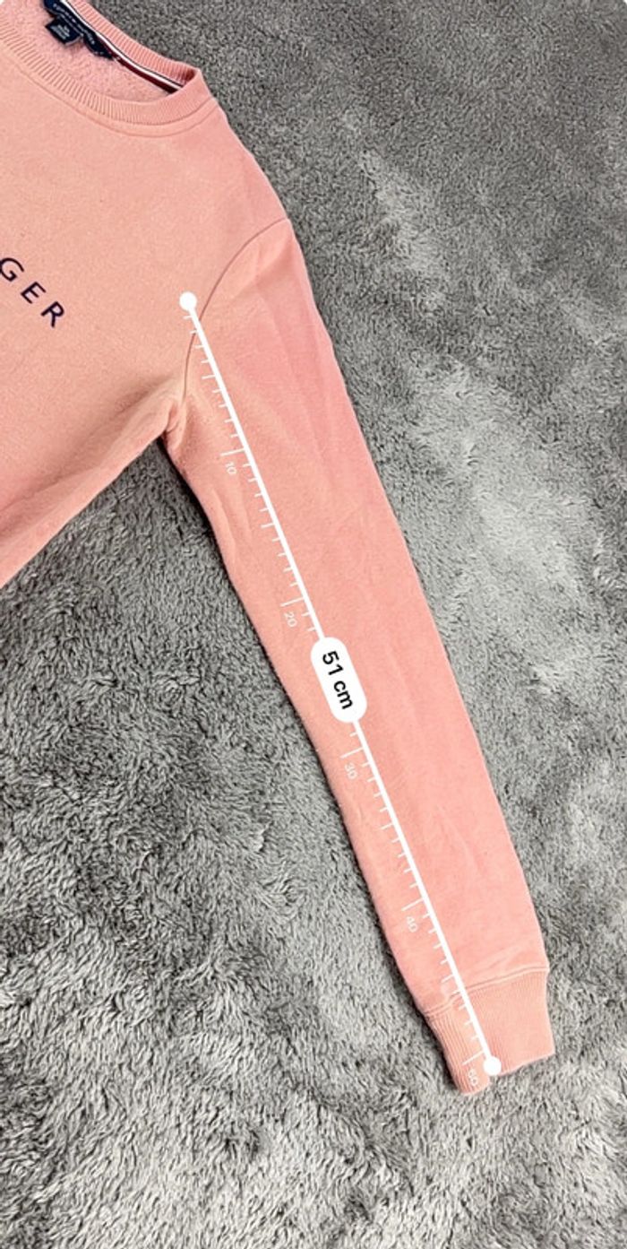 Pull rose orangé Tommy Hilfiger Taille XS - photo numéro 5