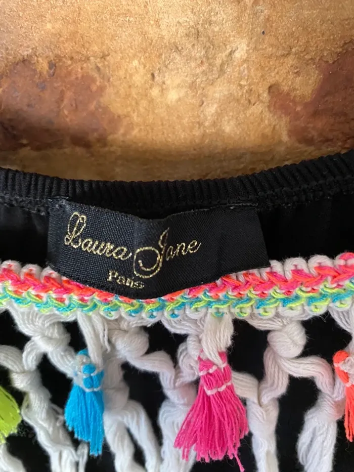 Haut bohème à pompons - photo numéro 4