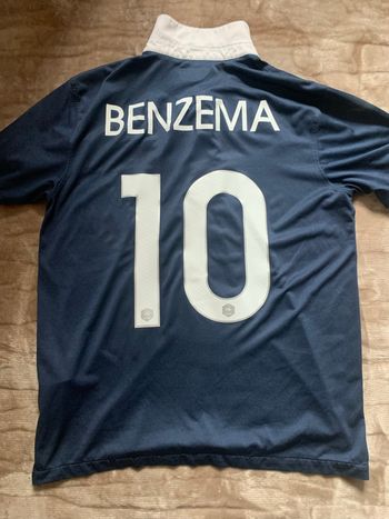 Maillot Benzema équipe de France 