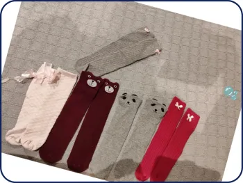 Lot chaussettes filles haute