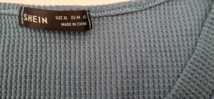 T.shirt nid d'abeille manches longues dentelle - photo numéro 5