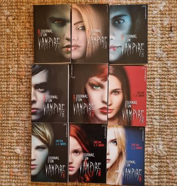 Lot journal d'un vampire tome 1 à 9 indissociable 