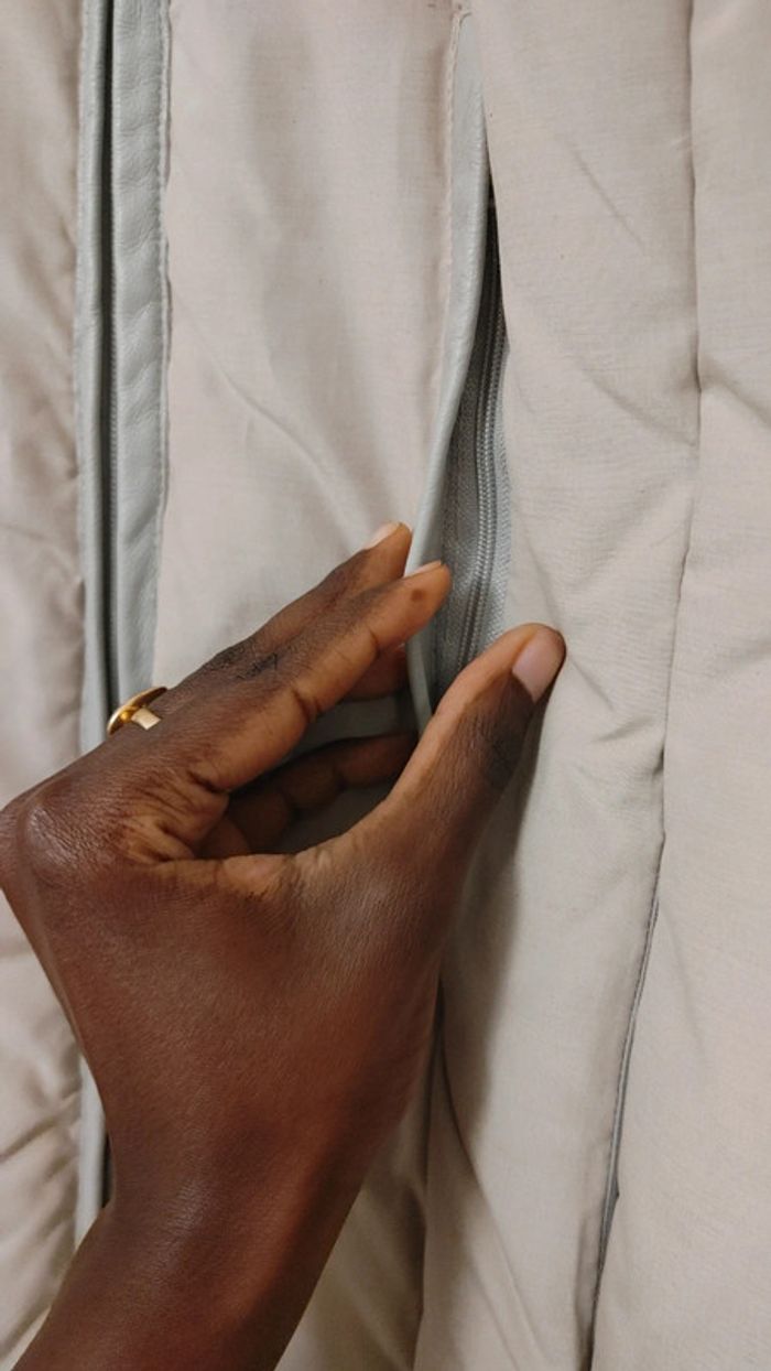 Manteau doudoune en pièce montée duvet 100 % - photo numéro 9