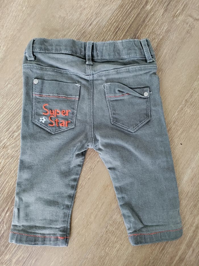Pantalon jean bébé 6 mois - photo numéro 2