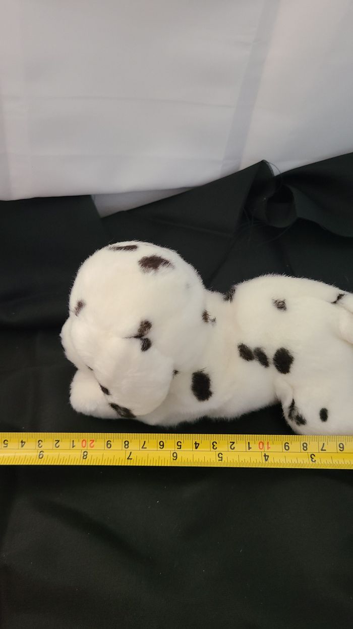Dalmatien en peluche couché nature babies - photo numéro 3