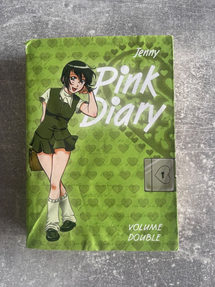 Manga double, Jenny pink diary, tome 3 et 4 en version française.