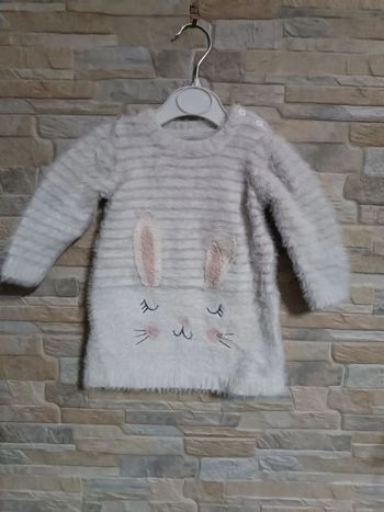 Robe mohair grise Primark 3M
