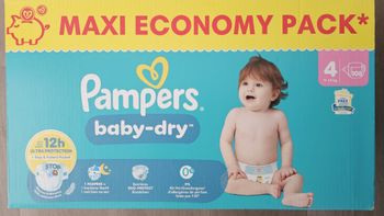 Pampers baby dry taille 4