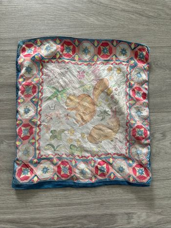 Housse de coussin taie d’oreiller en soie multicolore Vintage 40x40cm