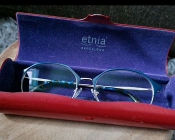 Monture lunette de vue marine et doré