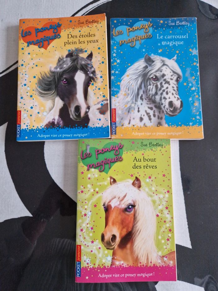Lot 3 livres les poneys magiques 3/4/5