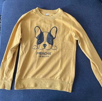 Sweat/t-shirt à longues manches jaune taille 12ans