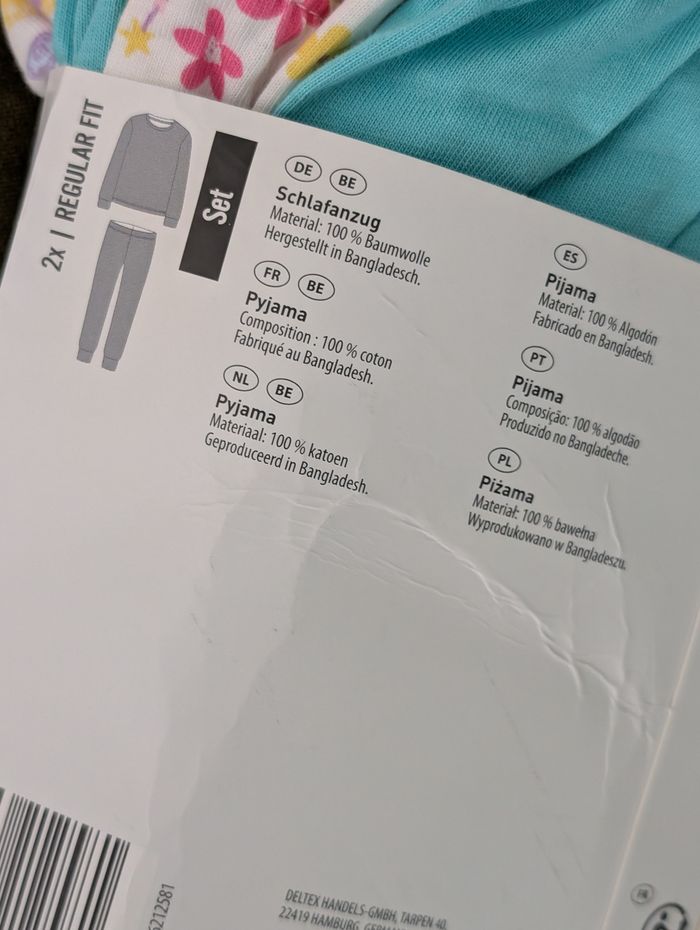 Lot de 2 pyjamas fille. Taille 5-6 ans. Neuf . Lilly &Dan. 100% coton. - photo numéro 4