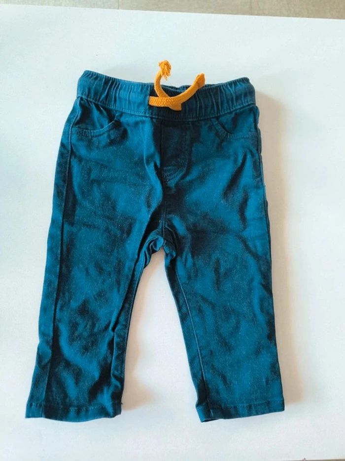 Pantalon 3 mois bleu marine