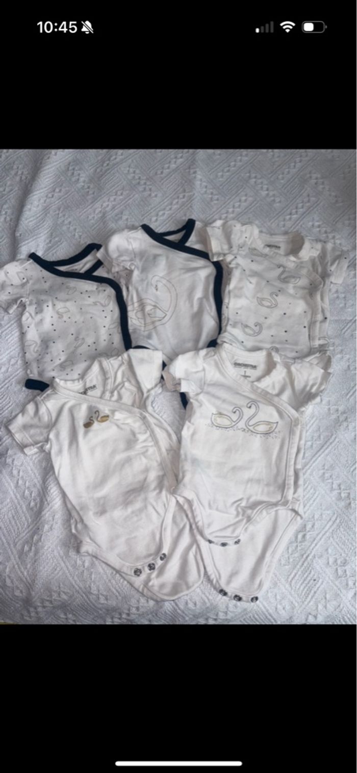 Lot bodies manches courtes - photo numéro 3