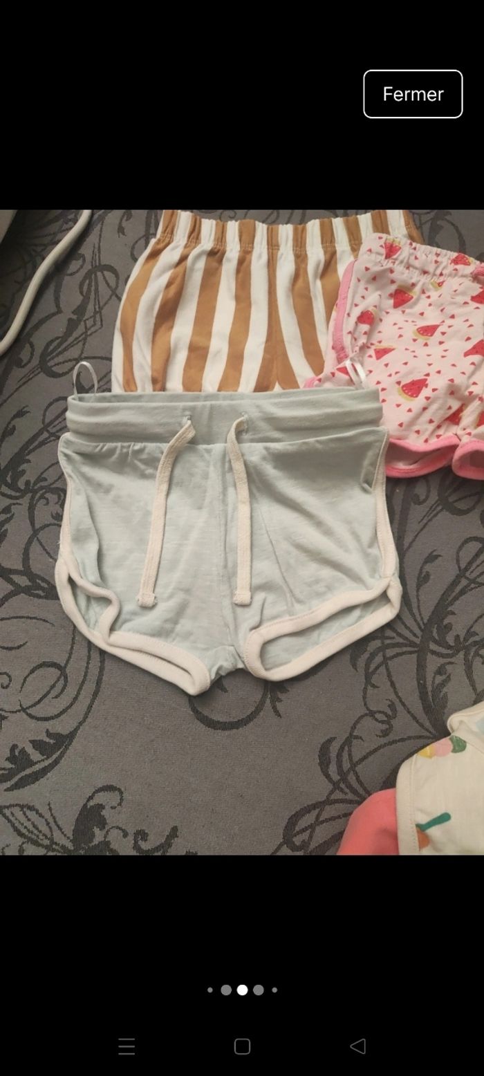 Lot shorts bébé filles - photo numéro 6