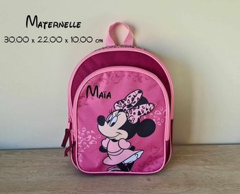 Sac maternelle minnie personnalisé