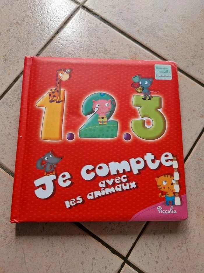 Livre 1 2 3 Je compte avec les animaux