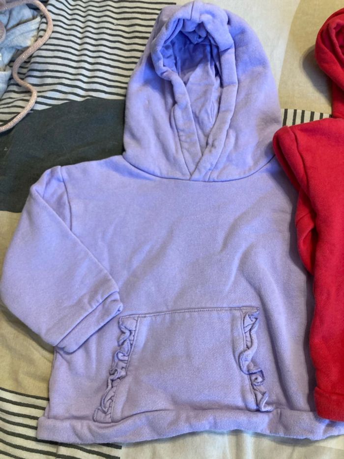 2 sweat-shirt à capuche bébé fille - photo numéro 2