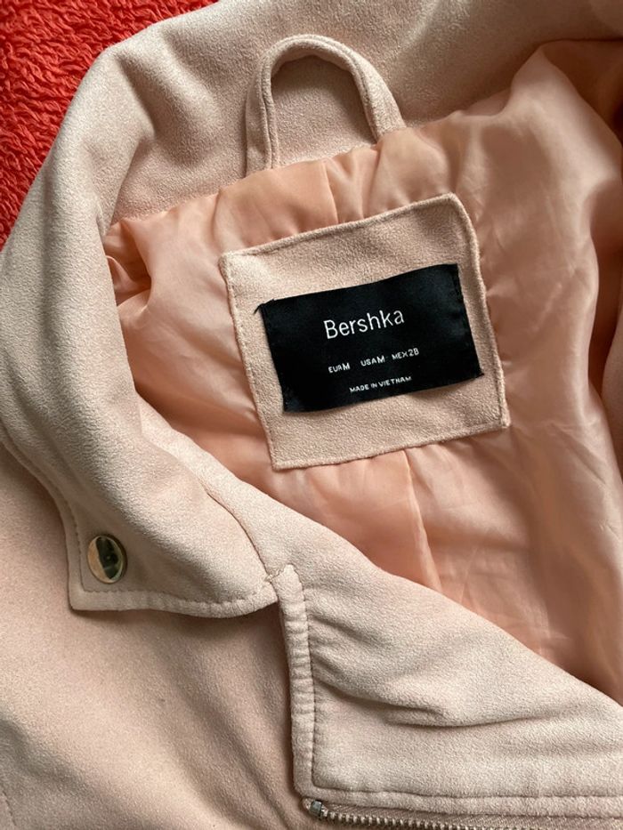 Perfecto rose pale Bershka taille M très bon état - photo numéro 4