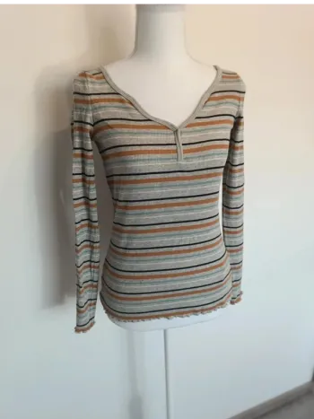 🌈 Haut rayé manches longues – EDC by Esprit – Taille XS