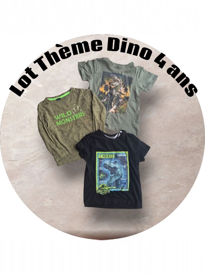 Lot t-shirt garçon 4 ans