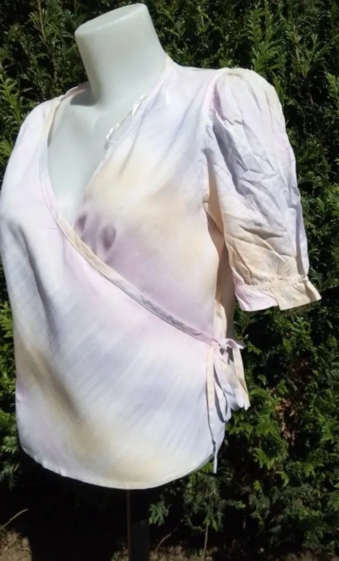 Haut portefeuille - taille 42 - Mim - neuf - 100% viscose - photo numéro 3