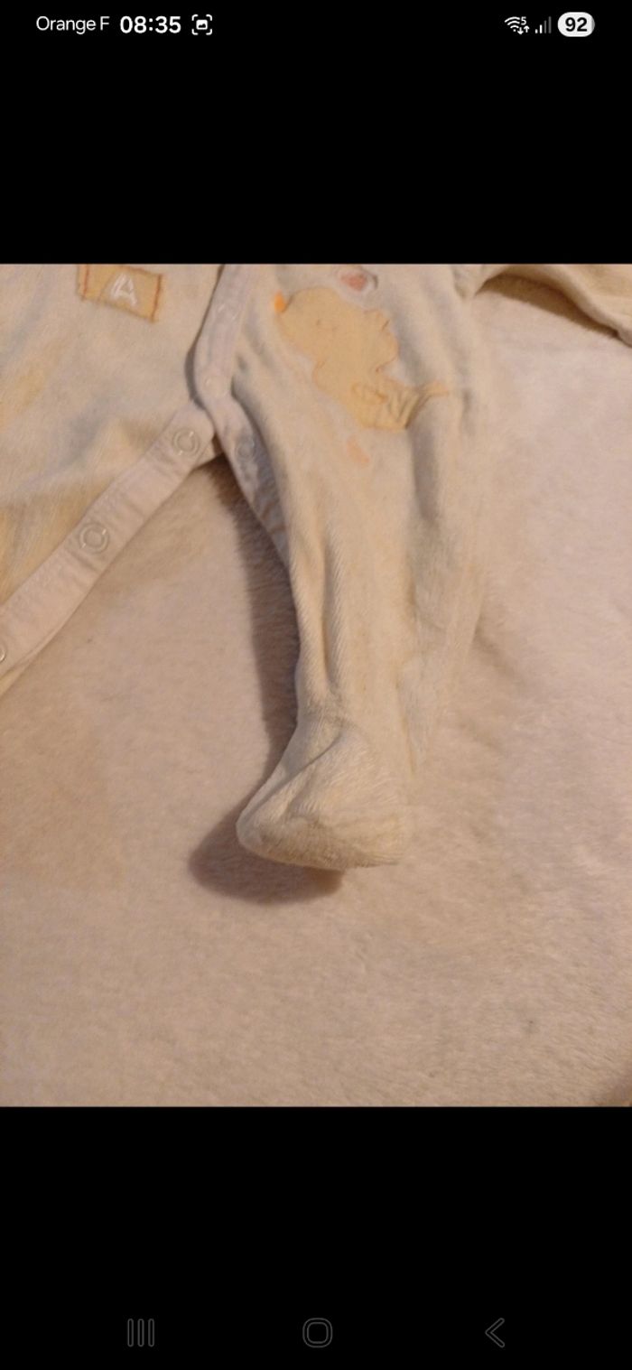 Pyjama bébé taille 1 mois - photo numéro 4