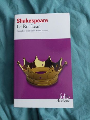 Livre : Le Roi Lear Shakespeare