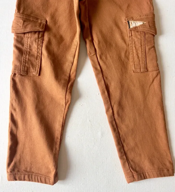 Pantalon cargo Sergent Major garçon 5 ans camel – collection automne hiver 2024/2025 - photo numéro 6