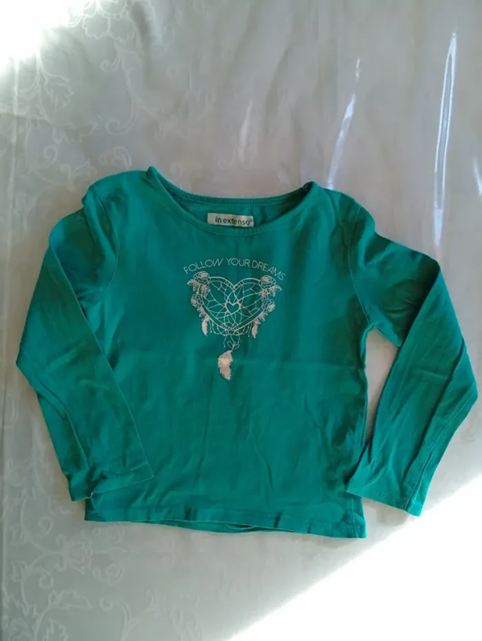 T shirt manches longues enfant