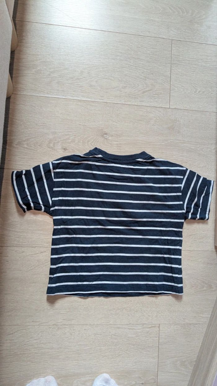 T shirt marinière garçon 3 ans - photo numéro 5