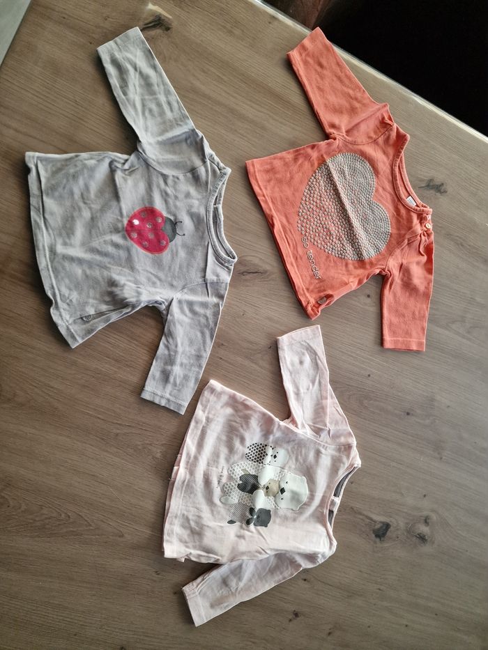 Lot de 3 t-shirts 3 mois