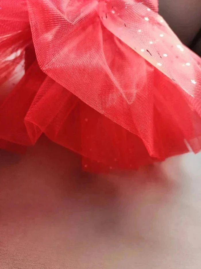 Jupe tutu rouge à leds scintillantes - photo numéro 5