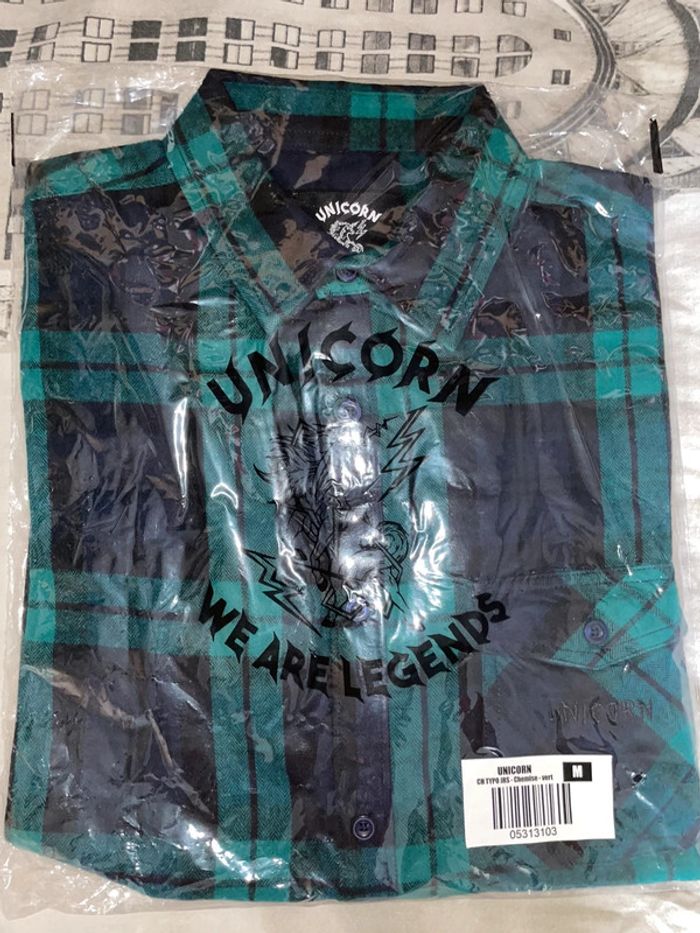 Chemise vert unicorn - photo numéro 4