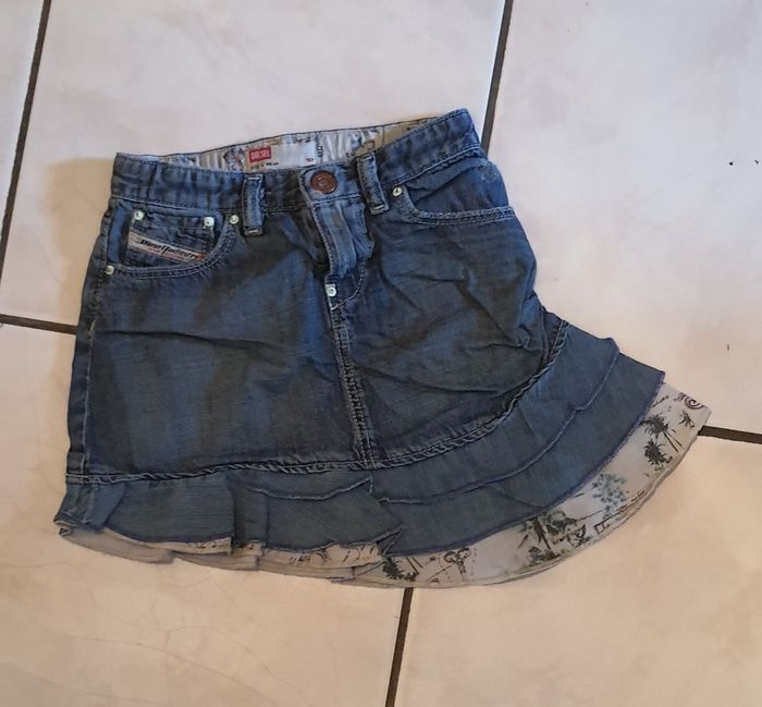 Jupe jeans diesel 4 ans