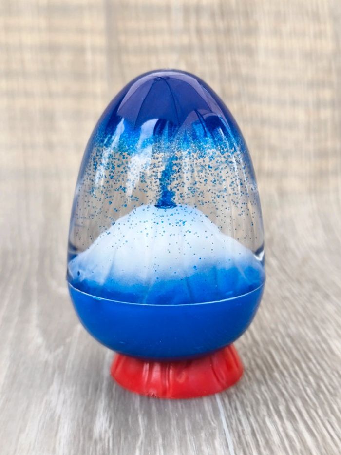 Sablier volcan bleu - photo numéro 2