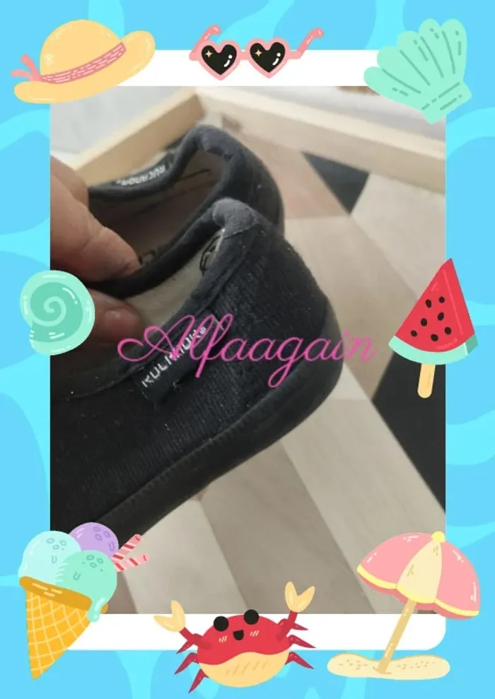 Chaussons de sport noirs mixte gym rucanor 24 - photo numéro 3