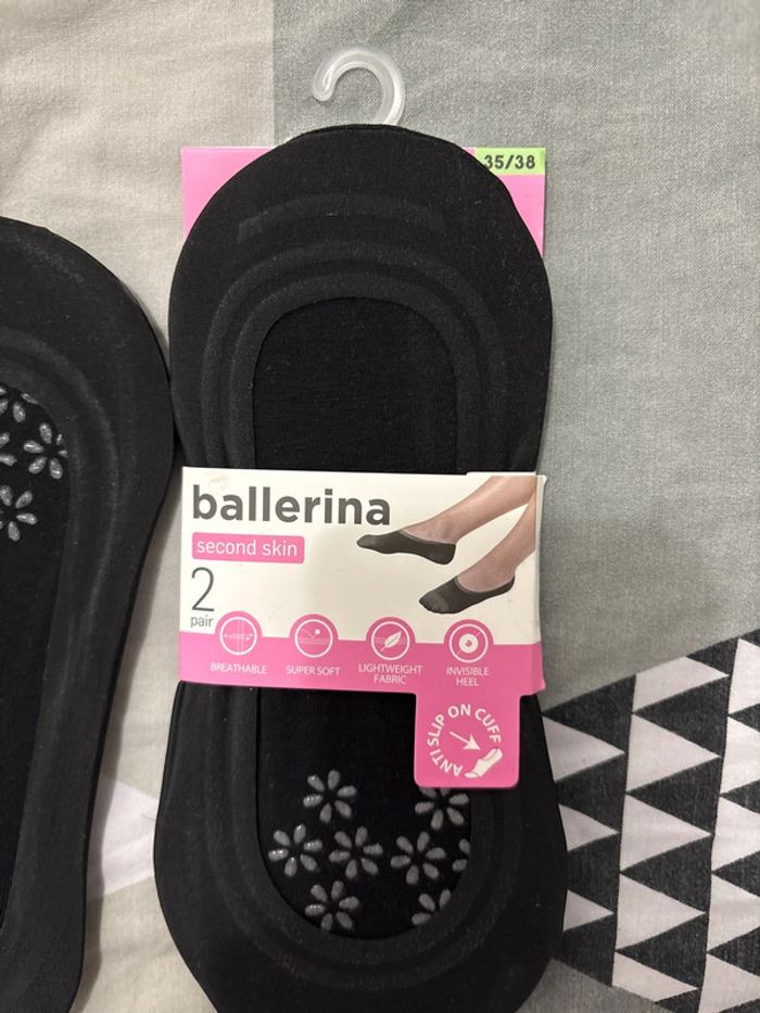 4 paires de chaussettes pour ballerines ou baskets basses - photo numéro 2