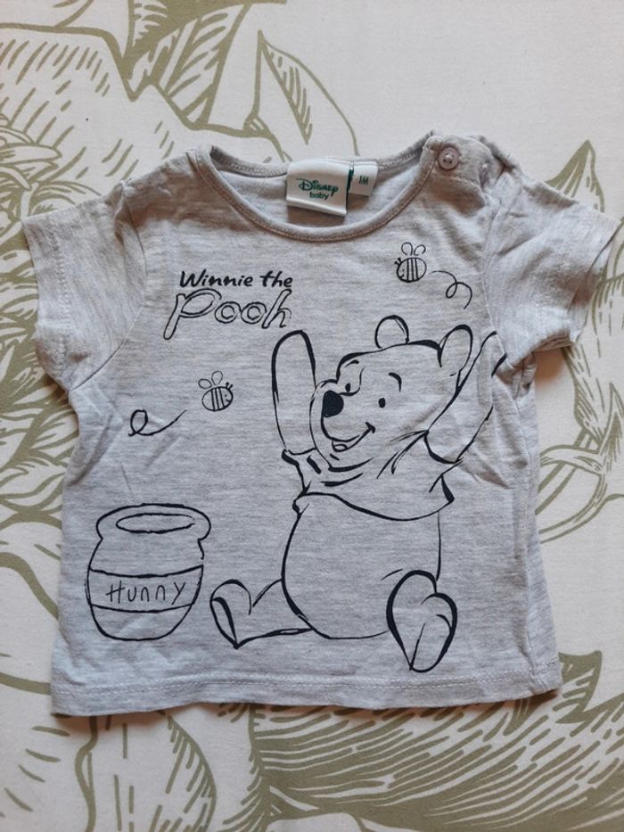 Tee-shirt Winnie l'ourson 1mois