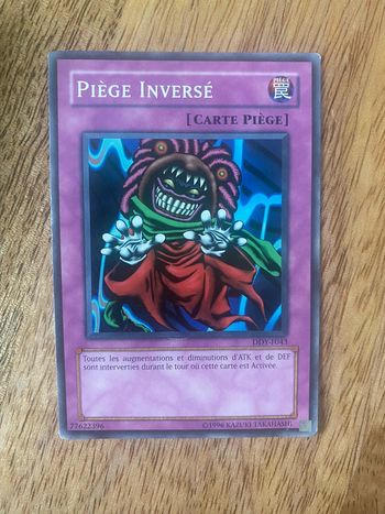 Carte Yu-Gi-Oh! Piège inversé DDY-F043