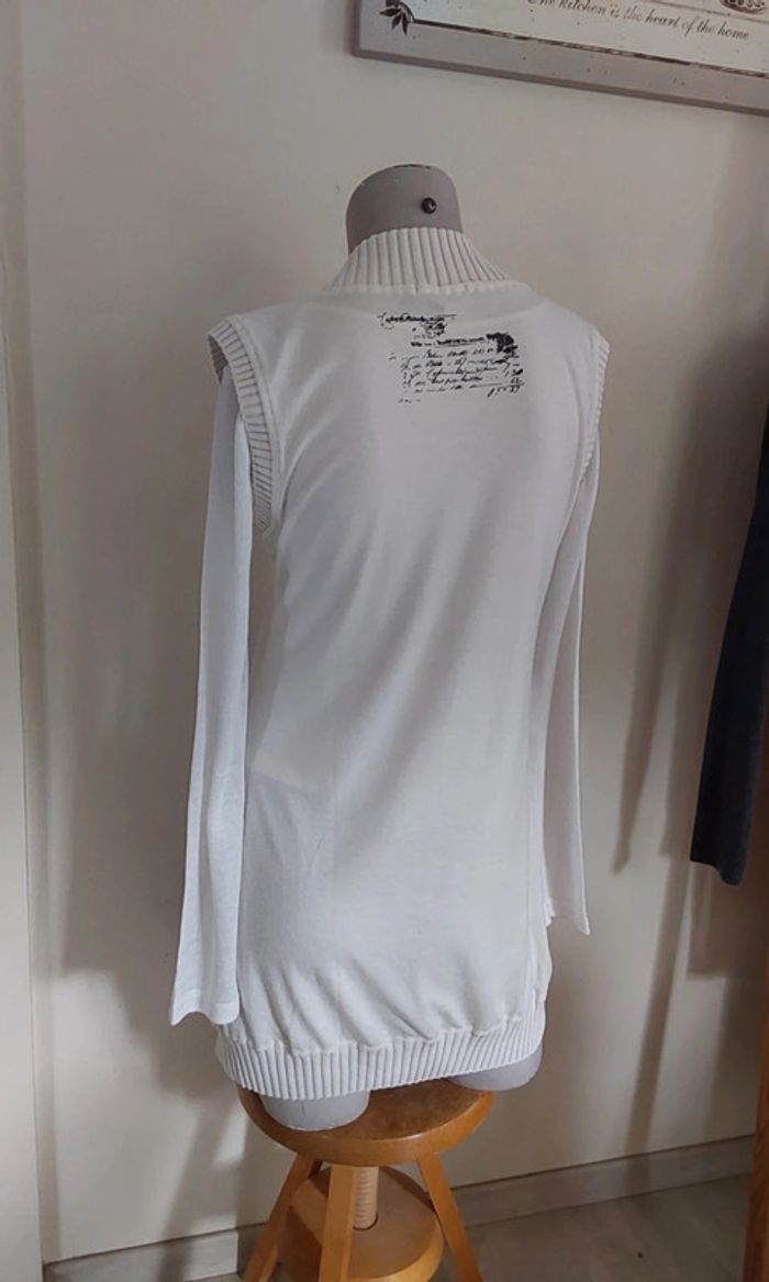 Ensemble débardeur et pull fin en voile Remake T Unique idéal du 36 au 40 - photo numéro 7