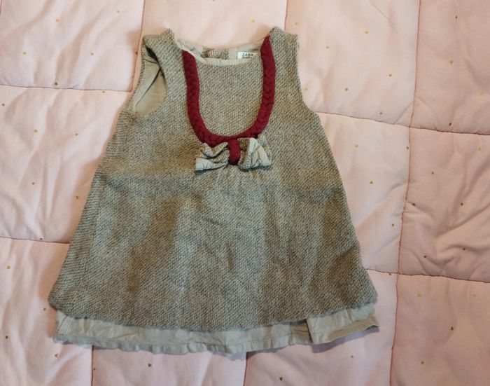 Robe courte fille Zara 18/24 mois