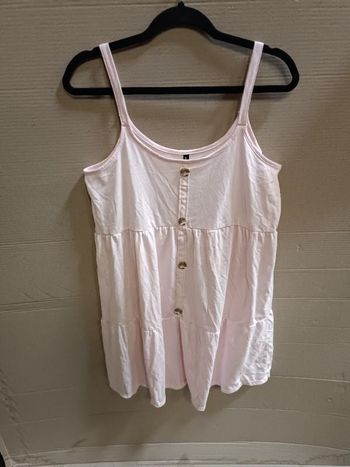 Robe d'été rose pâle Loguin taille L