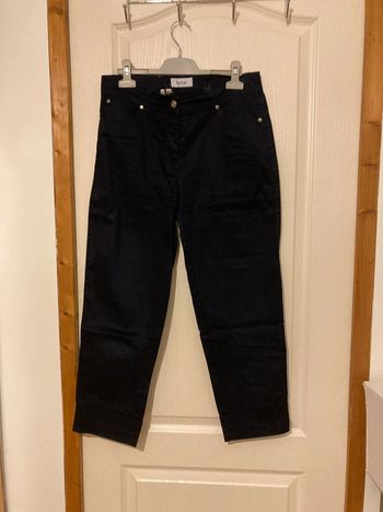 Pantalon bleu marine vintage slim