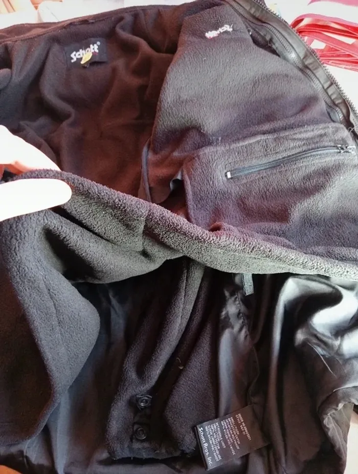 Veste Schott taille L - photo numéro 5