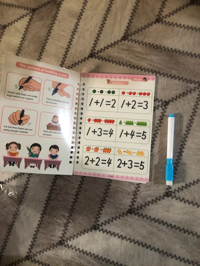 Livre ardoise de premiers calcul mathématique primaire - photo numéro 3