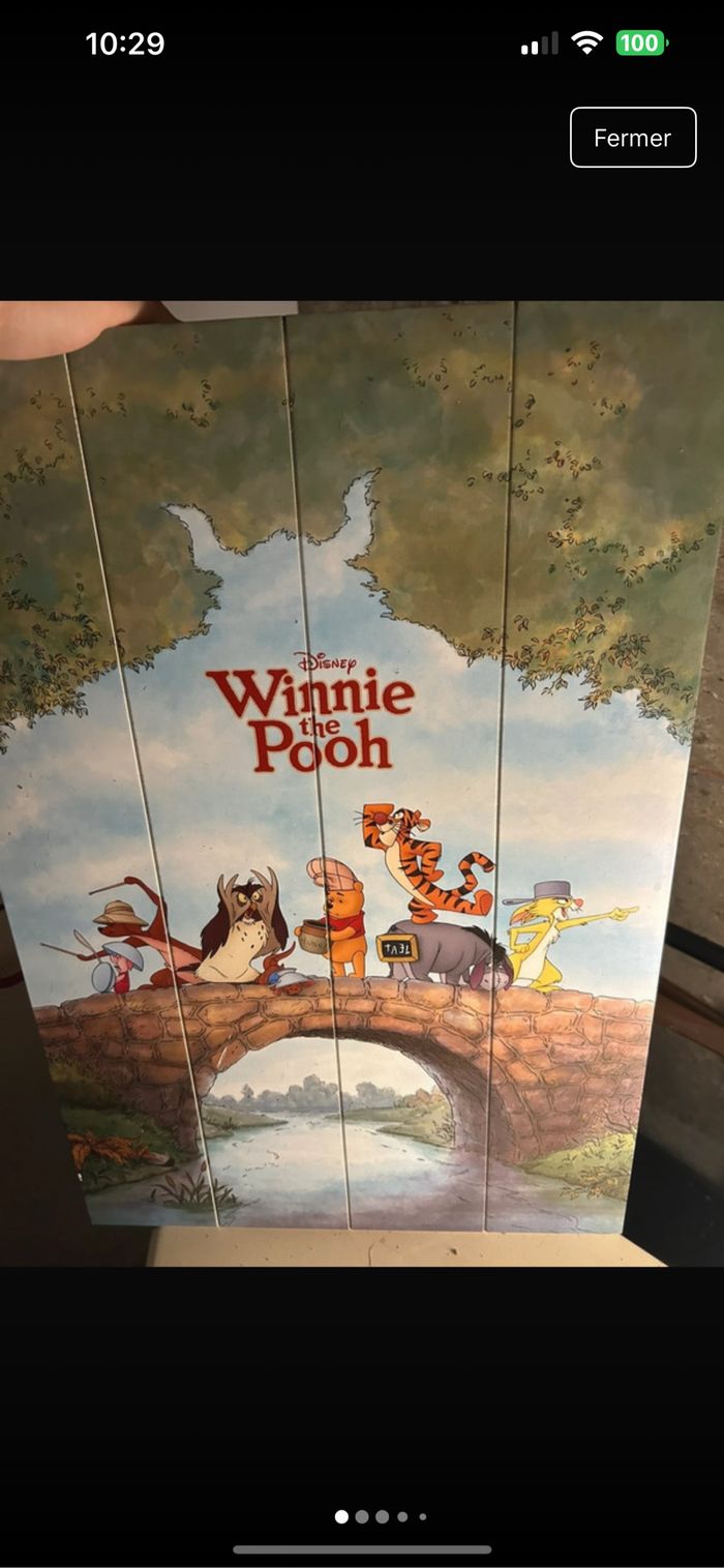 Cadre en bois Winnie